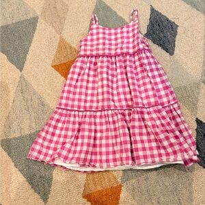 Janie and Jack Purple Checkered Dress
